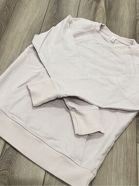 Lululemon Athletics Scuba Pale Lavender Crewneck Sweatshirt